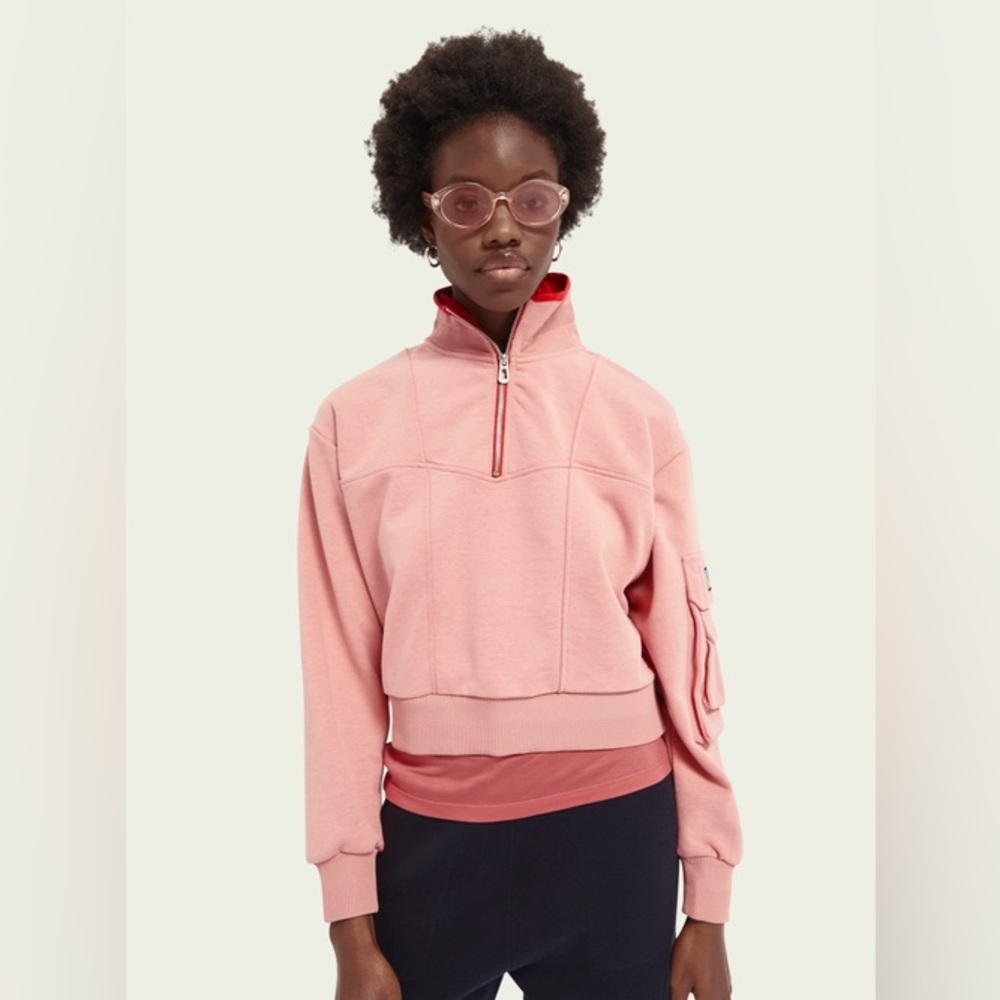 Scotch & Soda high neck military inspired sweater